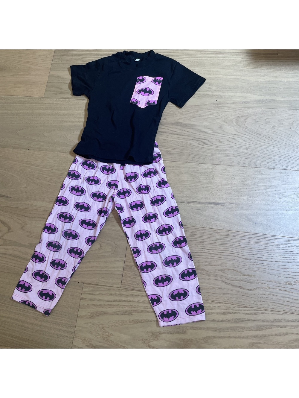 Kids black pajama set – Size 4T/4